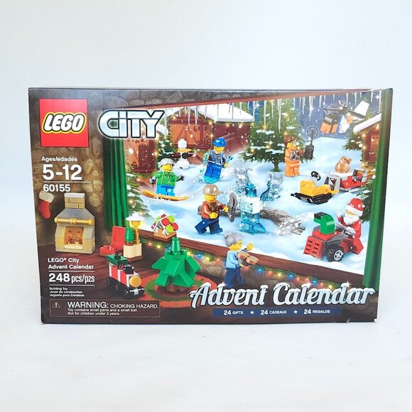 LEGO City Advent Calendar 60155 Building Kit (248 Piece) BNIP Sealed 2017 - Picture 1 of 12